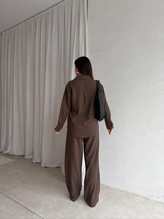 RİBON Takım 8940 - Kahverengi - 3