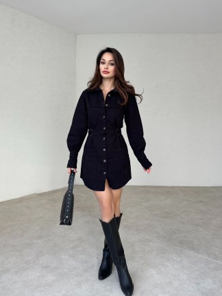 RİLEY Mini Elbise 3093 - Siyah - 2