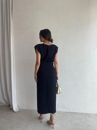 RİMBA Midi Elbise 7872 - Lacivert - 3