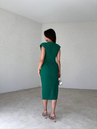 RONAN Midi Elbise 2778 - Yeşil - 3