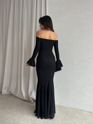 ROSALYN Elbise 9856 - Siyah - 4