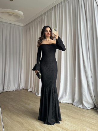 ROSALYN Elbise 9856 - Siyah - 3