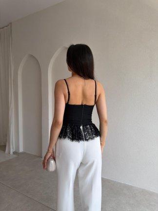 ROSELLA Bluz 8820- Siyah - 2