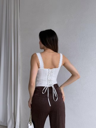 ROSİER Bluz 3032 - Beyaz - 4