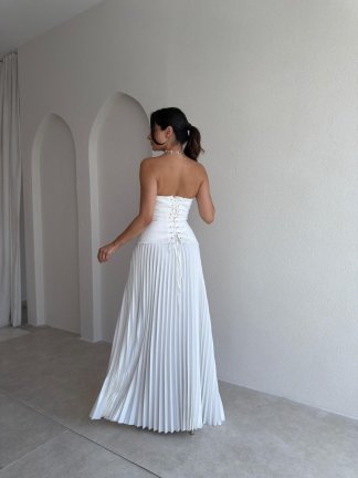 ROSY Dantel Detaylı Takım 3037 - Beyaz - 3