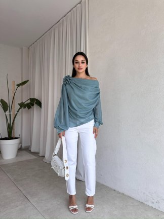 ROTİ Bluz 1598 - Yeşil - 3