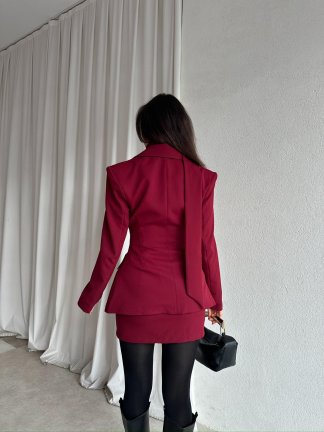 ROXİE Fularlı Takım 8707 - Bordo - 4