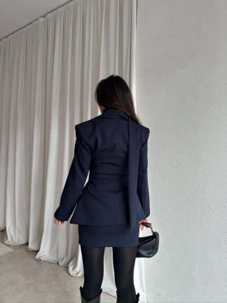 ROXİE Fularlı Takım 8707 - Lacivert - 4