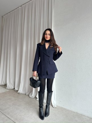 ROXİE Fularlı Takım 8707 - Lacivert - 3