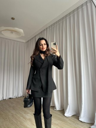 ROXİE Fularlı Takım 8707 - Siyah - 2