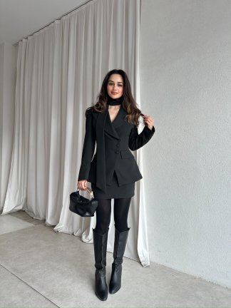 ROXİE Fularlı Takım 8707 - Siyah - 3