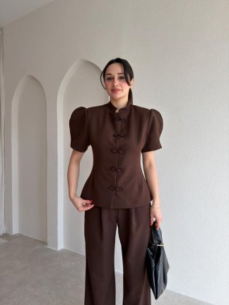 RUFİNA Vatkalı Takım 8956 - Acı Kahve 