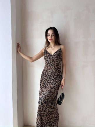 RUTH Maxi Elbise 6533 - 1
