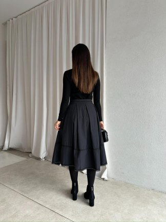 SALTA Midi Etek 4933 -Siyah - 3