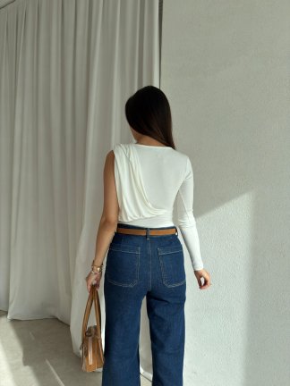 SALVO Bodysuit 8844 - Beyaz - 2