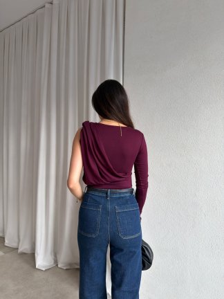 SALVO Bodysuit 8844 - Mürdüm - 3