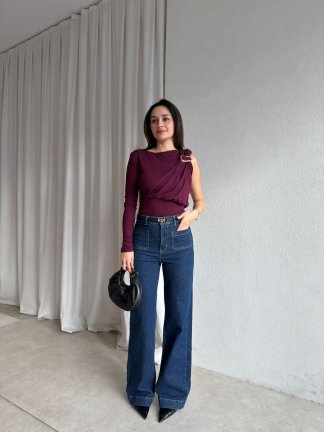 SALVO Bodysuit 8844 - Mürdüm - 2