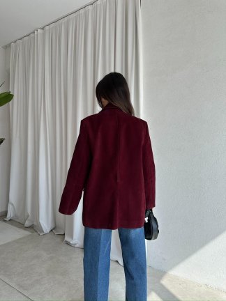 SANTOS Ceket 8342 - Bordo - 4