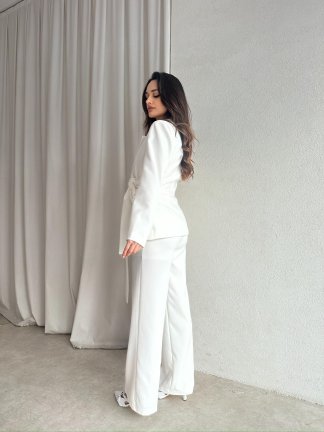 SAVAGE Kuşaklı Takım 8762 - Beyaz - 3