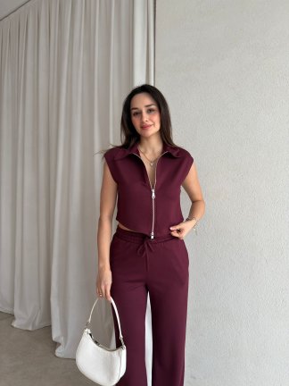 SELYNE Takım 8015 - Bordo 