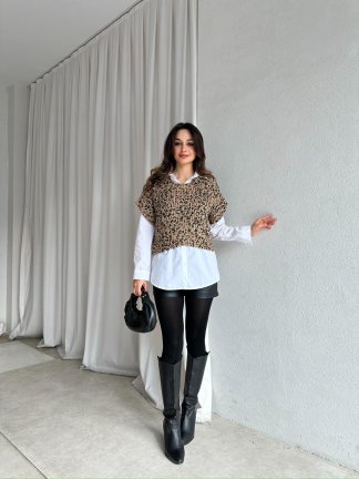 SERGEY Kazak Takım 2487 - Kahverengi - 4