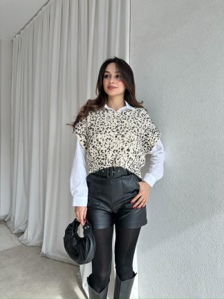 SERGEY Kazak Takım 2487 - Krem 