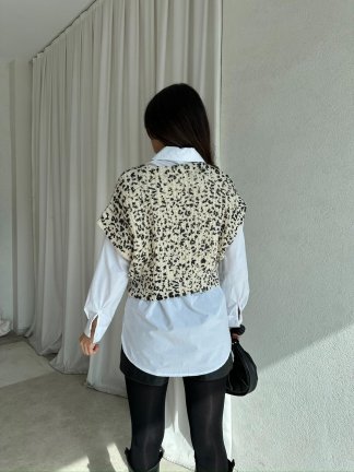 SERGEY Kazak Takım 2487 - Krem - 5