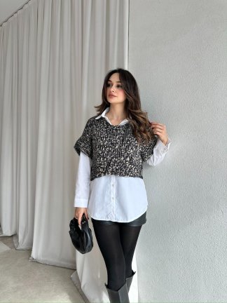 SERGEY Kazak Takım 2487 - Siyah - 4