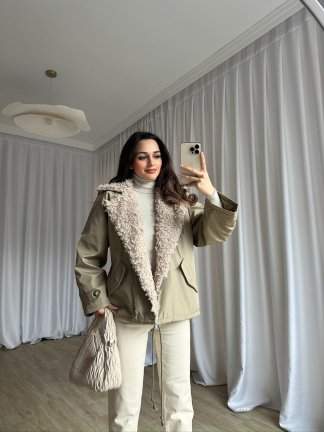 SHİFT Mont 0404 - Haki - 1