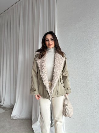 SHİFT Mont 0404 - Haki - 2