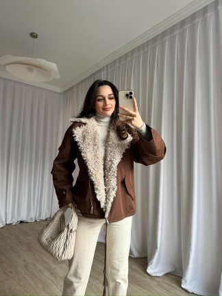 SHİFT Mont 0404 - Acı Kahve 