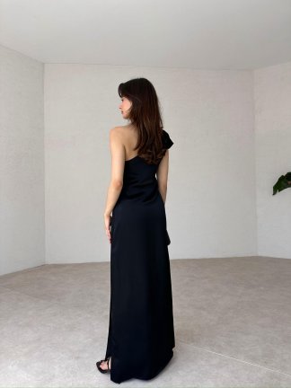 SİLVESTER Maxi Elbise 0596 - Siyah - 3