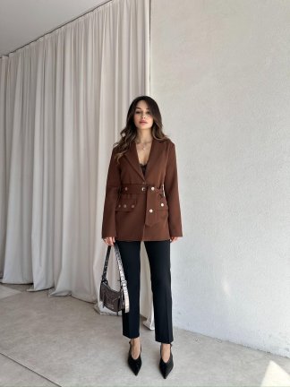 SOFT Ceket 8592 - Acı Kahve - 2