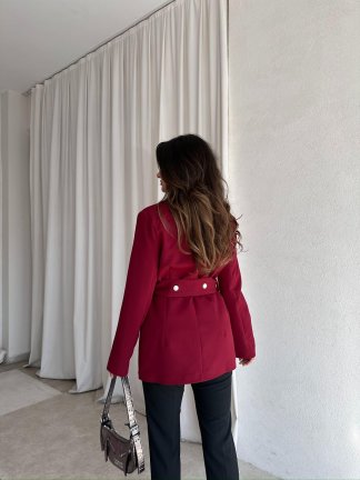 SOFT Ceket 8592 - Bordo - 4