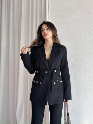 SOFT Ceket 8592 - Siyah - 1