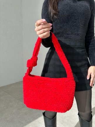 Şönil İplik Örmeli SİMMEL Çanta 0099 - 3