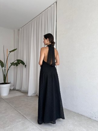 SOPRANO Maxi Elbise 8237 - Siyah - 3