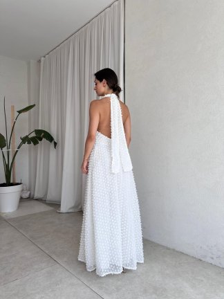 SOPRANO Maxi Elbise 8237 - Beyaz - 3