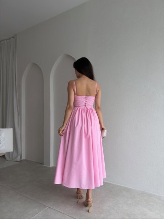 SOROS Maxi Elbise 9235 - Pembe - 3