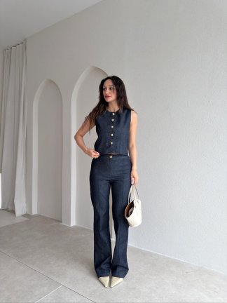 SPACE Denim Takım 8253 - Lacivert 