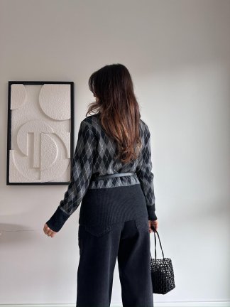 SPARK Hırka 8477 - Siyah - 4