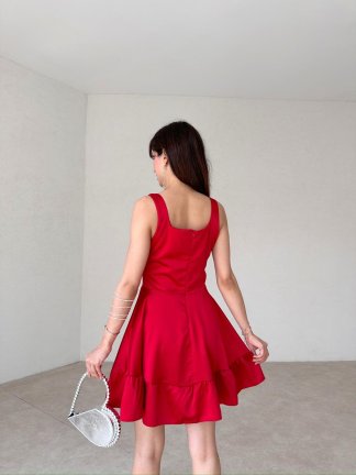 STANTON Mini Elbise 4992 - Kırmızı - 2