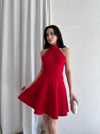 STELLA Mini Elbise 7659 - Kırmızı 