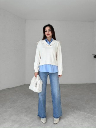 TAİSA Kazak 5994 - Krem - 2