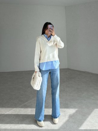 TAİSA Kazak 5994 - Krem - 4