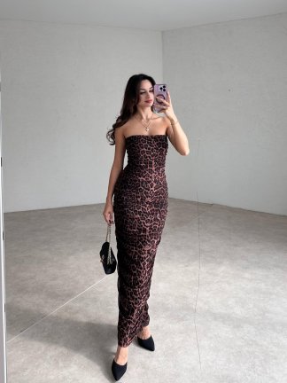 TANYA Maxi Elbise 8422 - 2