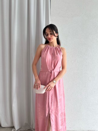 TARON Maxi Elbise 6489 - Pembe 