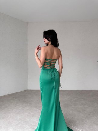 Tasarım ADABELLA Elbise 6767 - Yeşil - 3