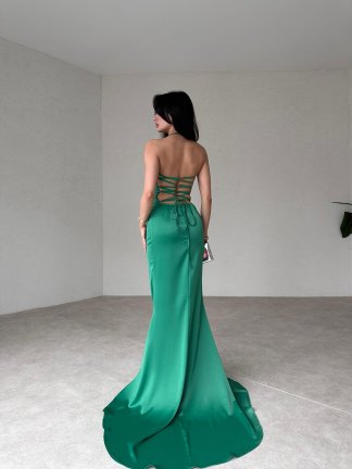 Tasarım ADABELLA Elbise 6767 - Yeşil - 1