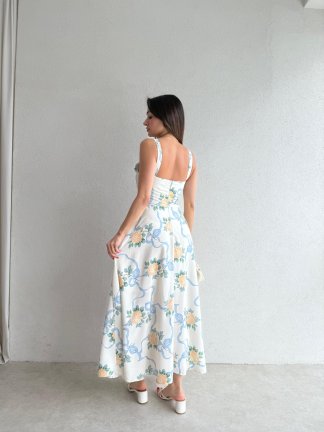 TEDLOCK Midi Elbise 2402 - Yeşil - 3